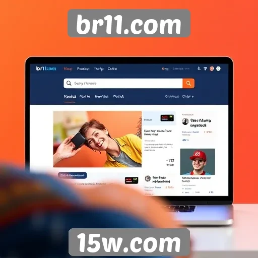 explorando a interface de usuário do br11.com